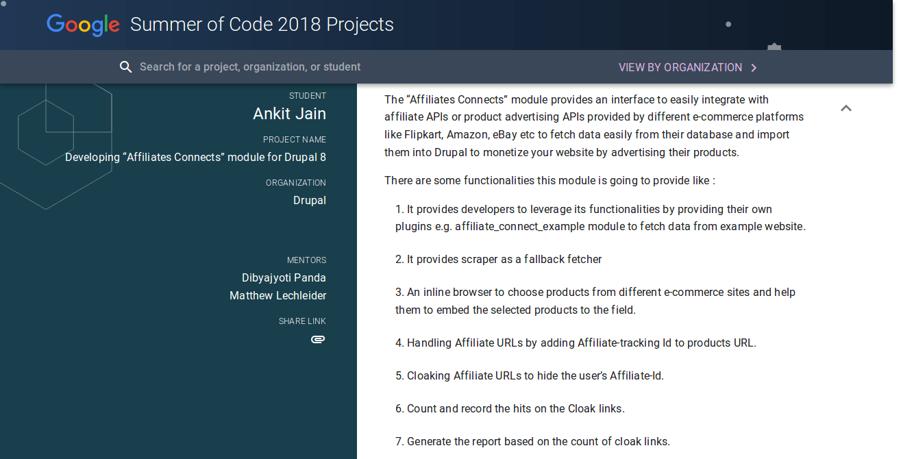 GSoC 2018 - Blog 2 - Community Bonding